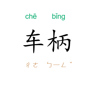 车柄