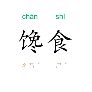 馋食