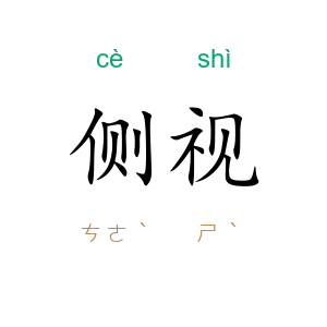 侧视