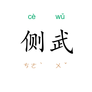侧武