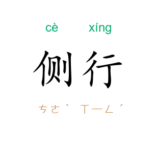 侧行
