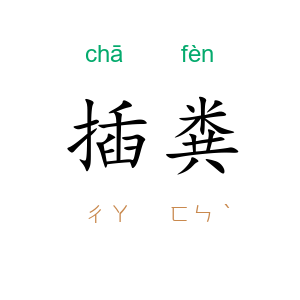 插粪