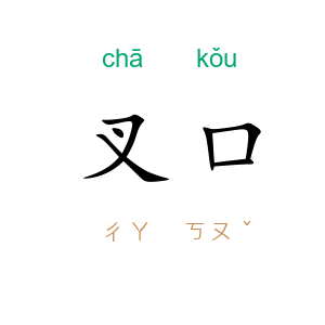 叉口