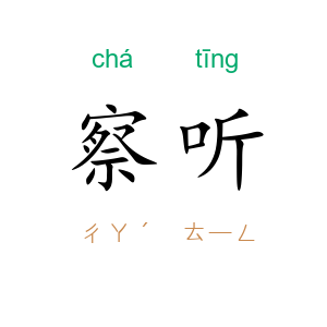 察听