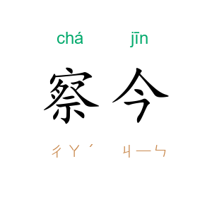 察今