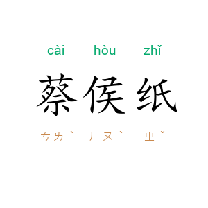 蔡侯纸