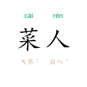 菜人