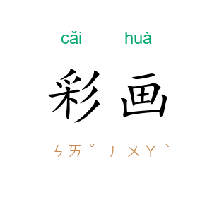 彩画