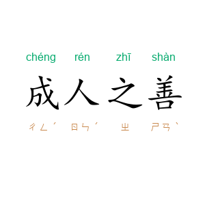 成人之善