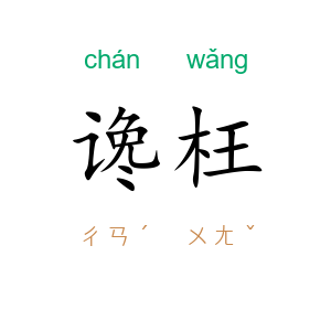谗枉