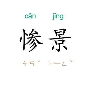 惨景