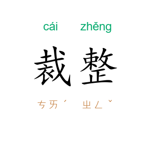 裁整