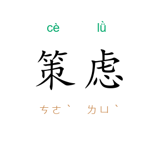 策虑