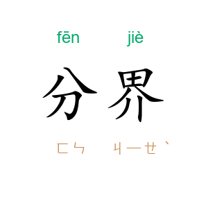 分界