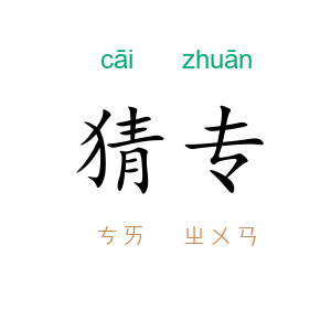 猜专
