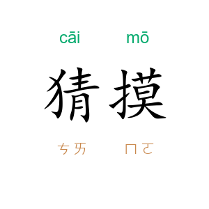 猜摸