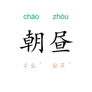 朝昼