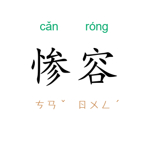 惨容