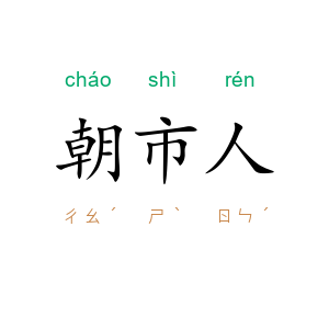 朝市人