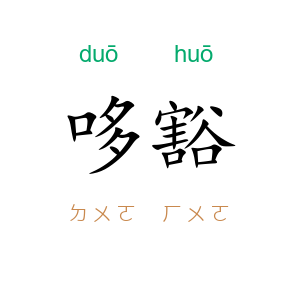 哆豁