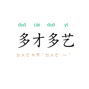 多才多艺