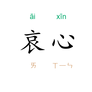 哀心