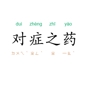 对症之药