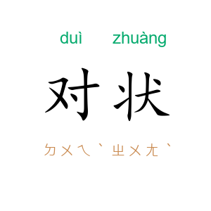 对状