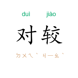 对较