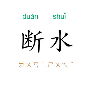 断水