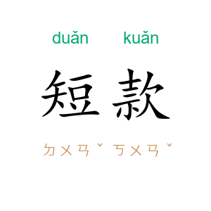 短款