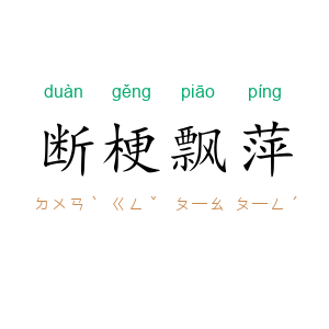 断梗飘萍