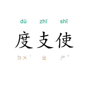 度支使