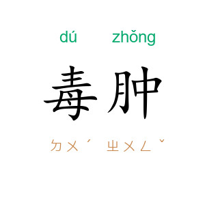 毒肿