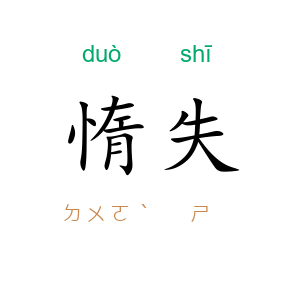 惰失