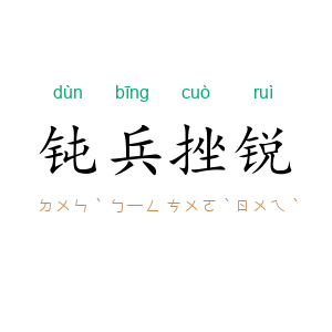 钝兵挫锐