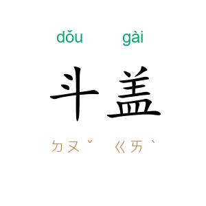 斗盖