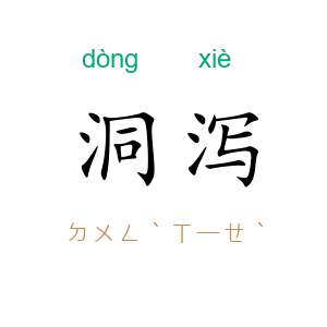 洞泻