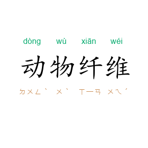 动物纤维
