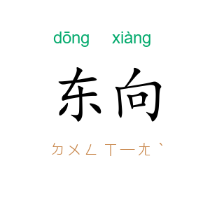 东向