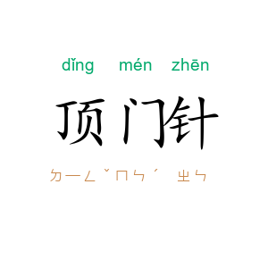 顶门针