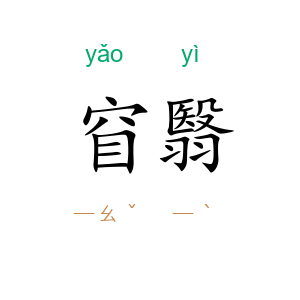 窅翳