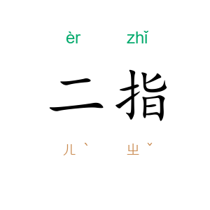 二指