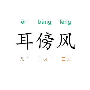 耳傍风