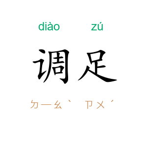 调足