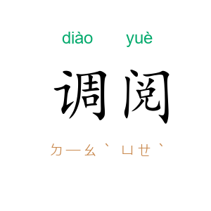 调阅
