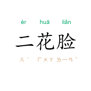 二花脸