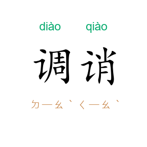 调诮
