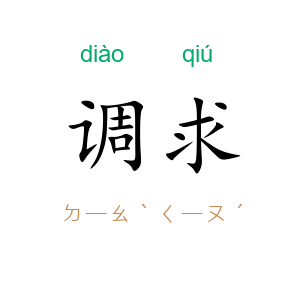 调求