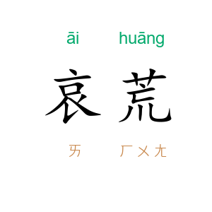 哀荒